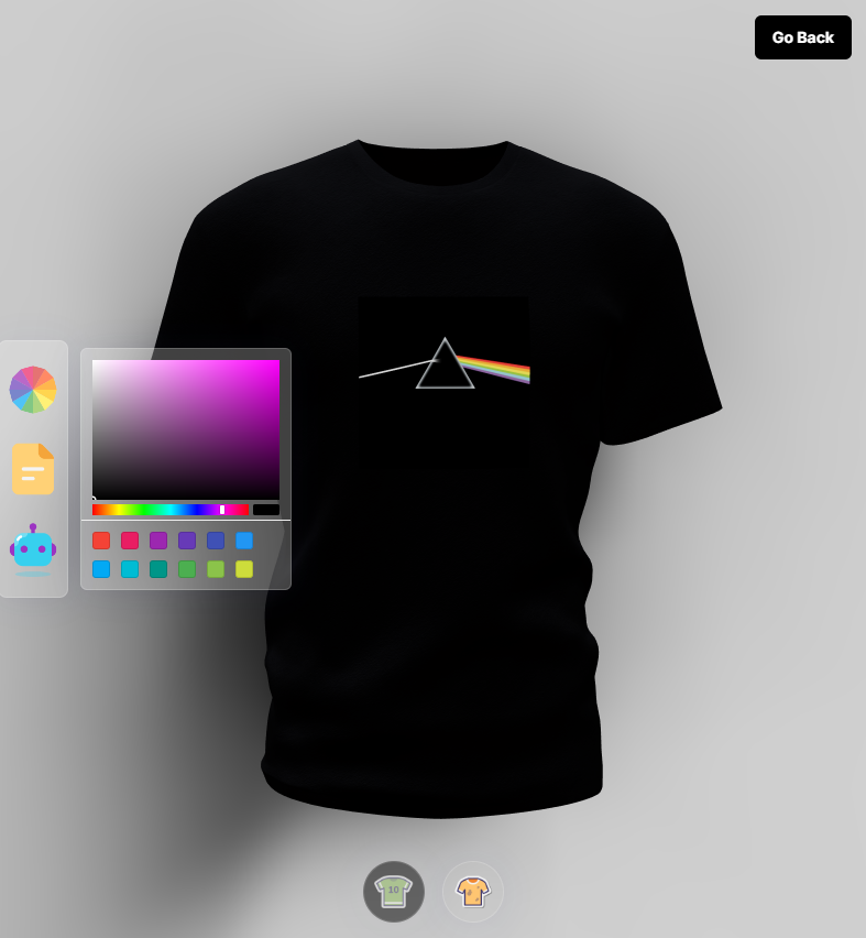 Customizer ThreeJs